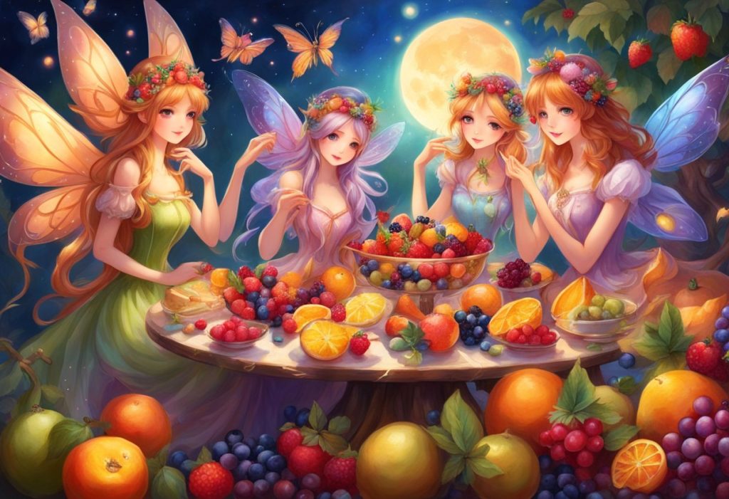 The Mystical World of the Cream Berry Fairy